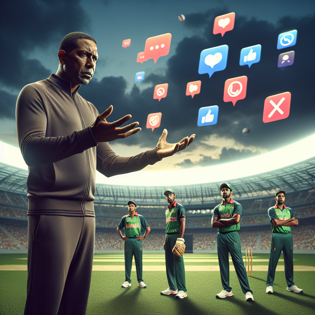 Simmons wants Bangladesh players to stay off social media following unsavoury episode